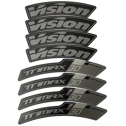 Vision Decal-Set pour jante Trimax 30 30 - Mise à niveau esthétique pour vos rou