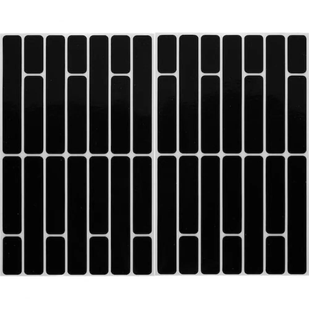 Procraft Reflektoren Sticker Set - Strisce Universali Nero - più Visibilità... 2/2