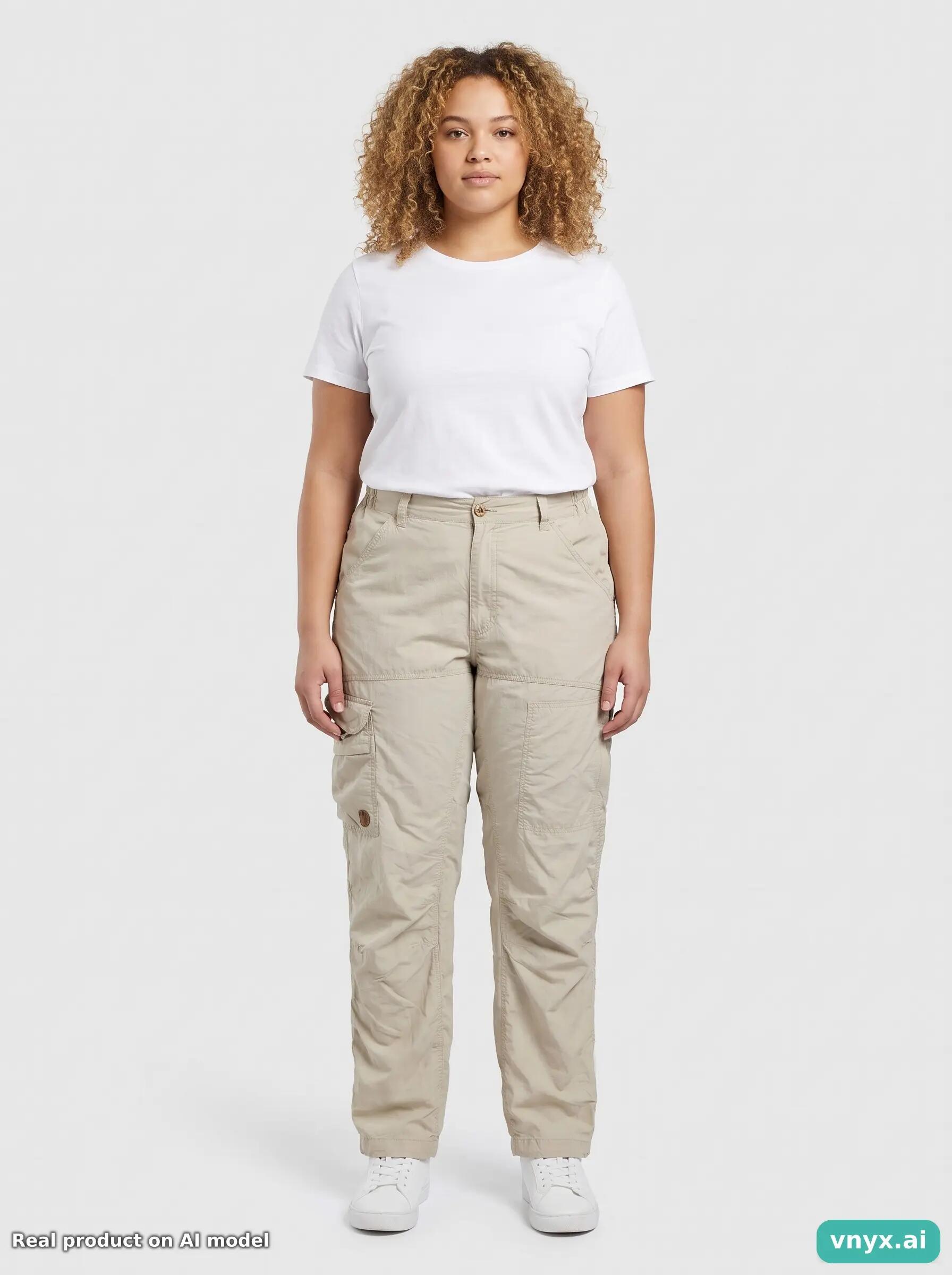 Second Life - Vintage Fjällräven Light Beige Trousers Women 33 5/6