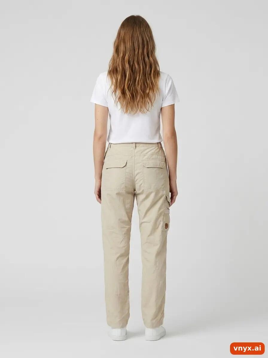 Second Life - Vintage Fjällräven Light Beige Trousers Women 33 3/6