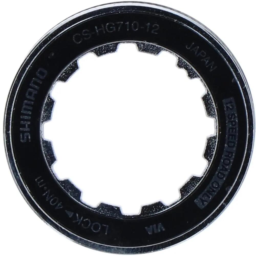 SHIMANO Verschlussring mit Unterlegscheibe CS-HG710-12 Verschlussring - 710-1... 1/2