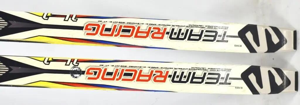 Second life - Narty biegowe Salomon Team Racing Grip 141 cm - stan dobry 5/10