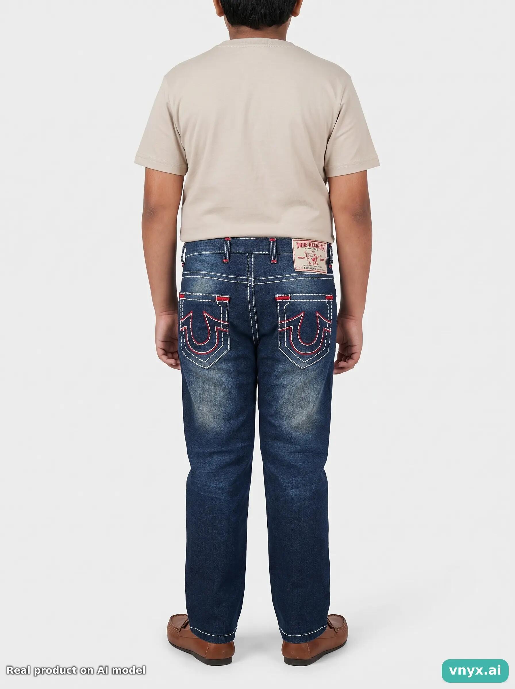 Second Life - Vintage True Religion Dark Blue Jeans Men W36 4/6