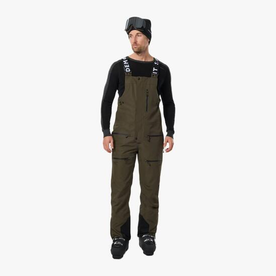 Pantalon de ski homme Freeride imperméable coupe-vent respirant Bib II