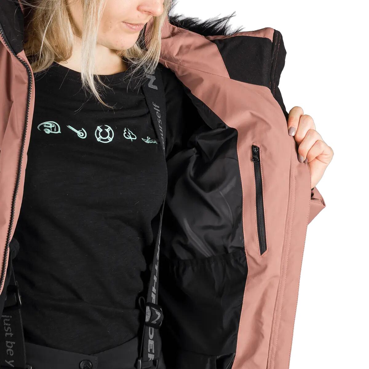 Dámská lyžařská trendy zateplená komfortní bunda MADDISON 12/12