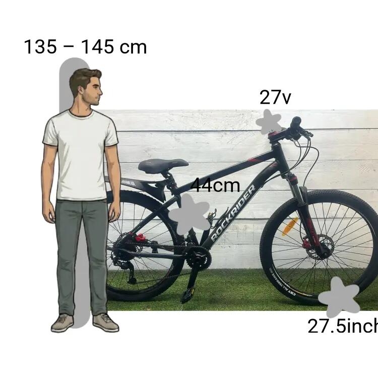 Bicicleta usada Rockrider TS 540 2/4