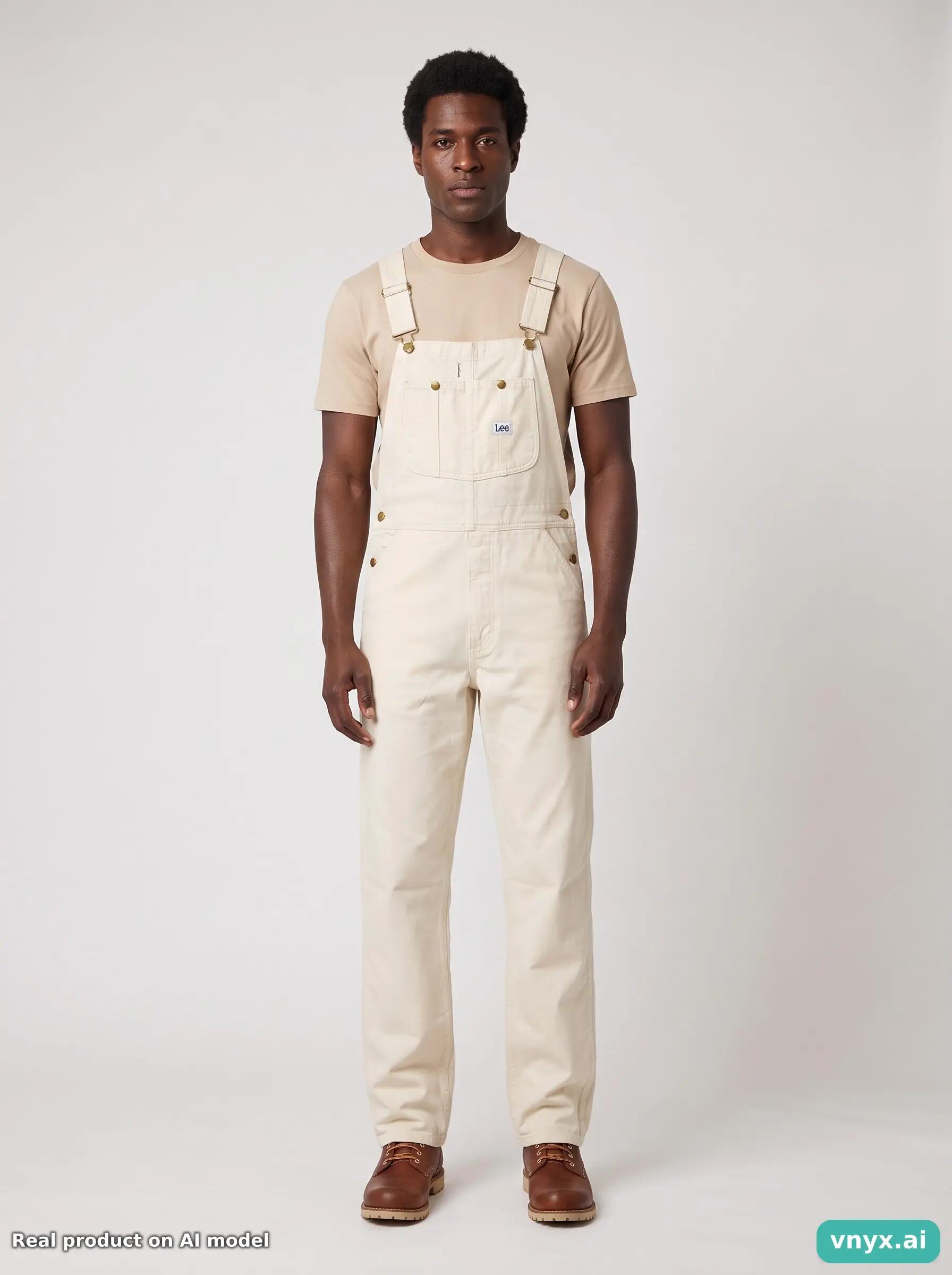 Second Life - Vintage Lee Soft Beige Jeans Men W27 6/6