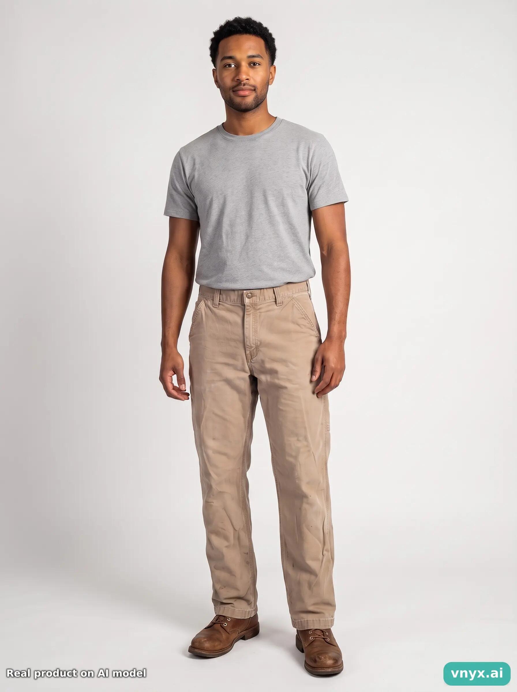 Second Life - Vintage Carhartt Brown Trousers Men W36 L32 6/6
