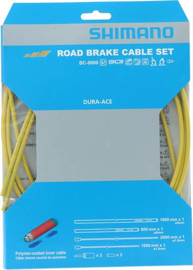 Kit de câbles de frein SHIMANO DURA-ACE à revêtement polymère - Road Performance
