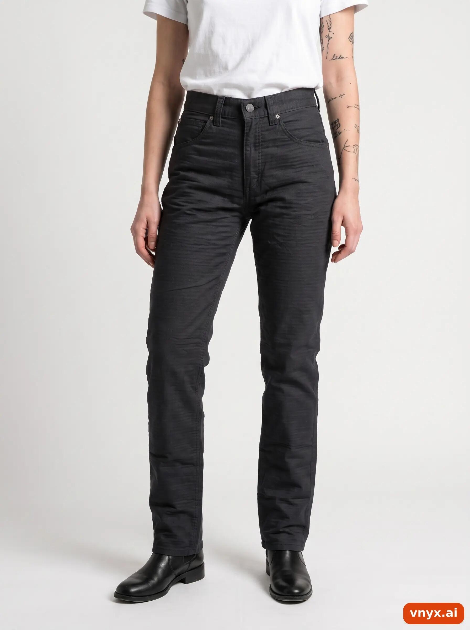 Second Life - Vintage Lee Deep Black Jeans Women W26 L34 5/6