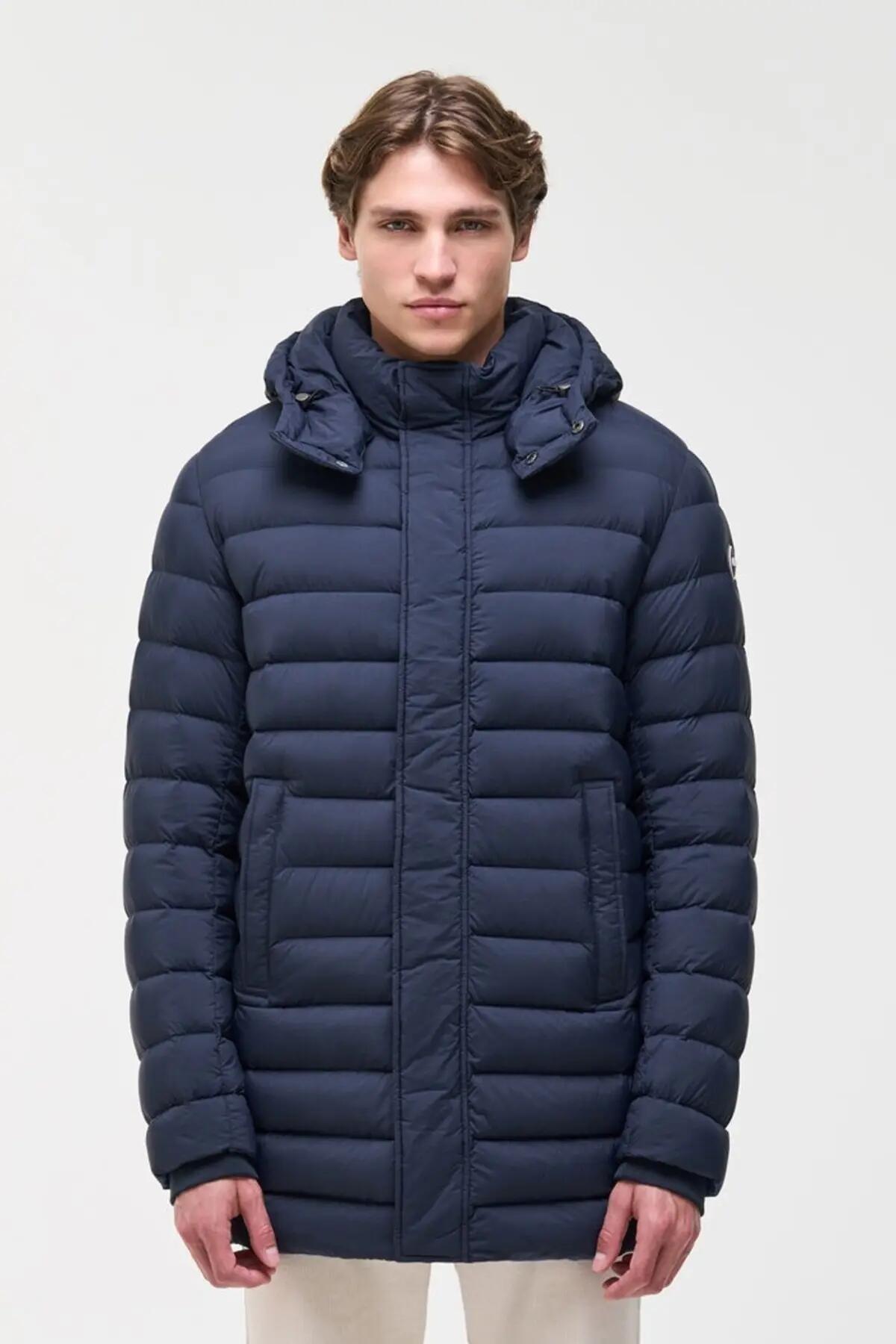 Jaqueta Colmar Modelo 12000001c Quilted Jacket With Detac Cor Azul 4/5