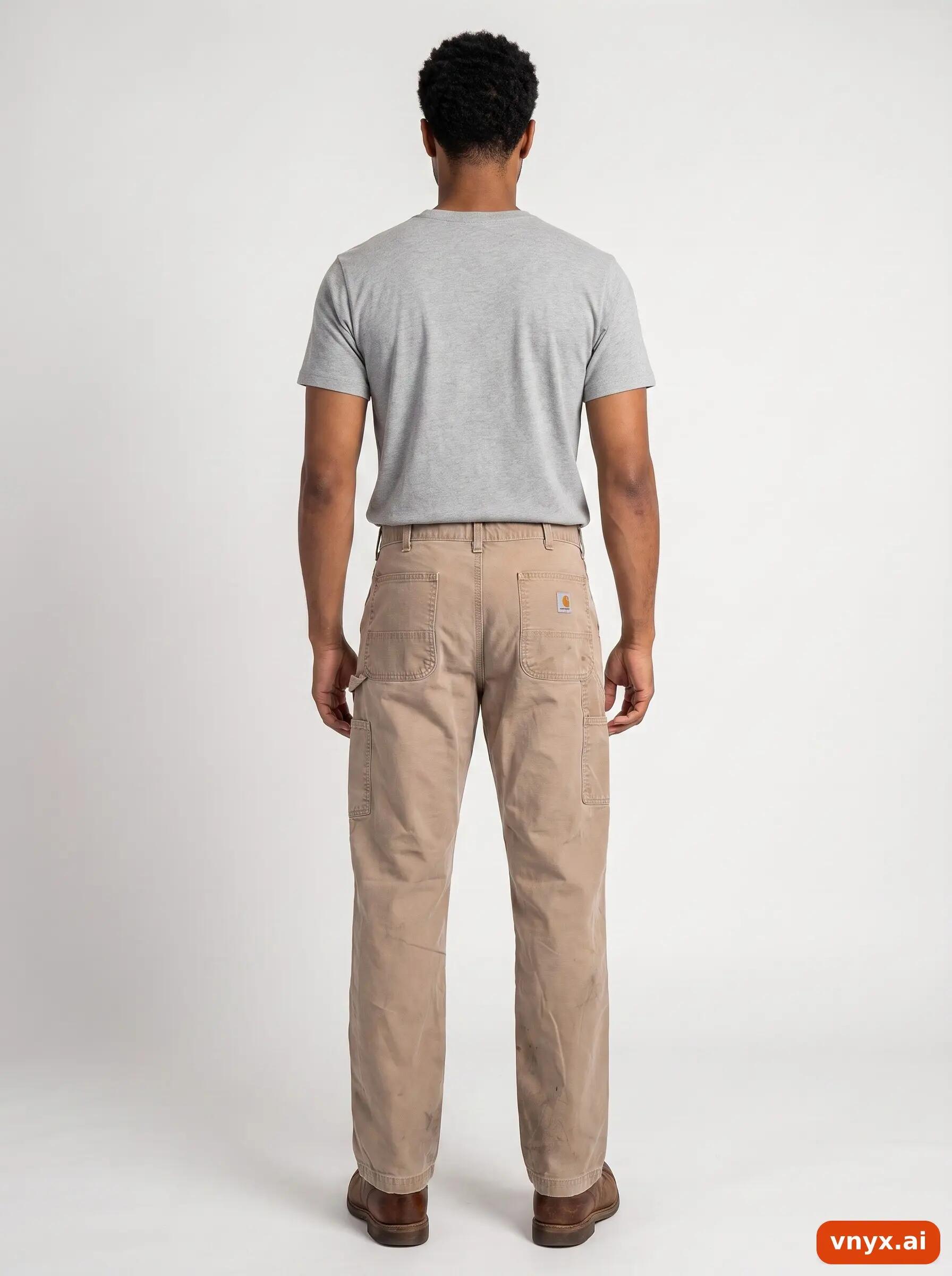 Second Life - Vintage Carhartt Brown Trousers Men W36 L32 4/6