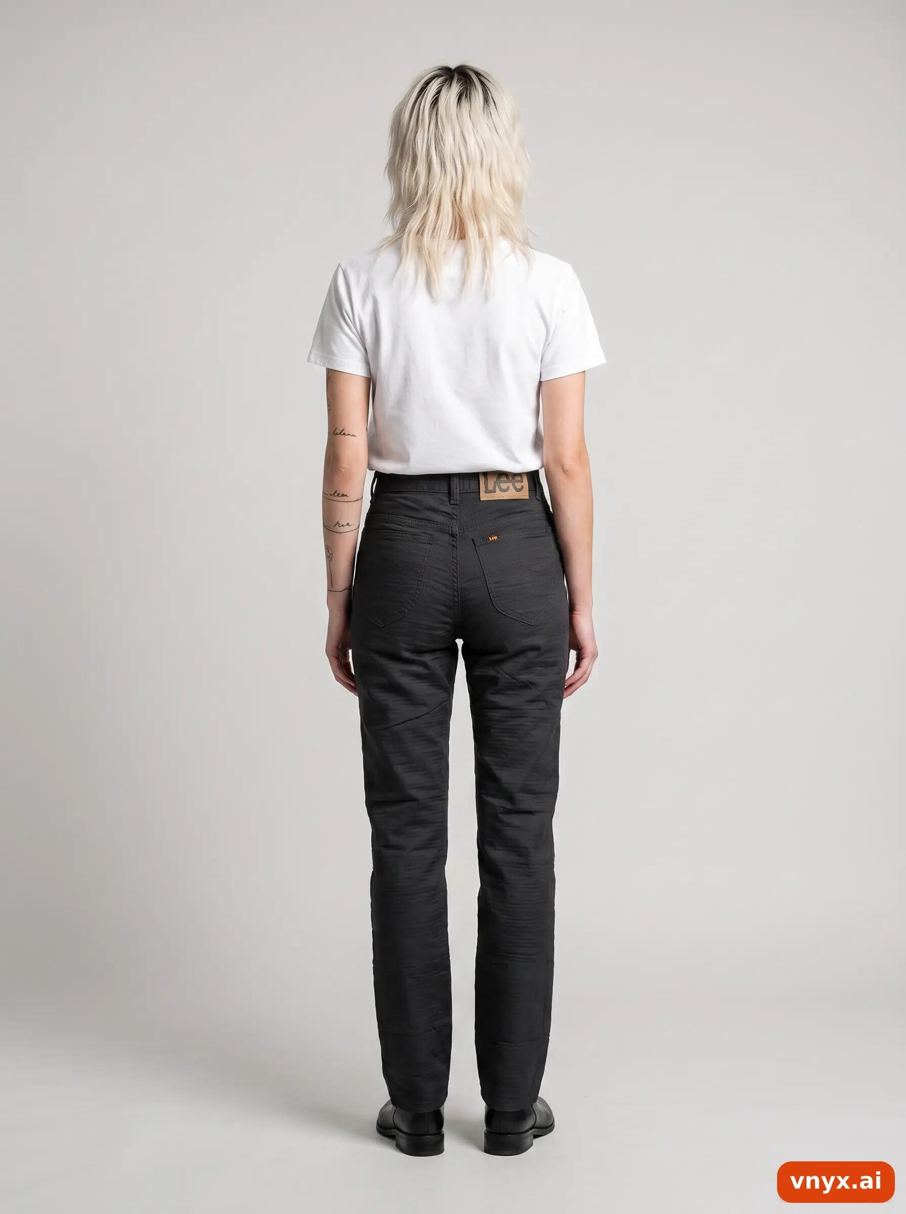 Second Life - Vintage Lee Deep Black Jeans Women W26 L34 4/6