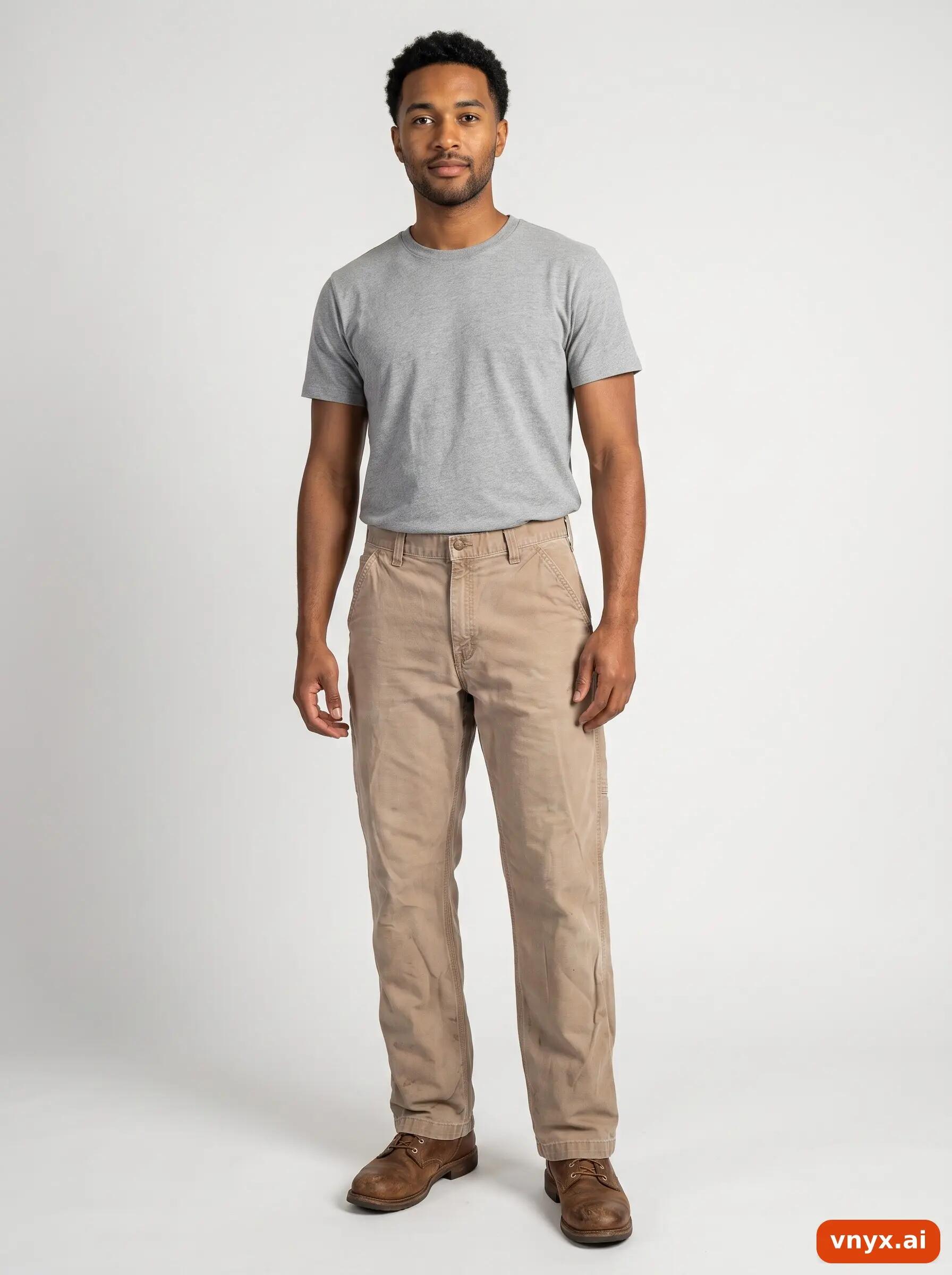 Second Life - Vintage Carhartt Brown Trousers Men W36 L32 3/6