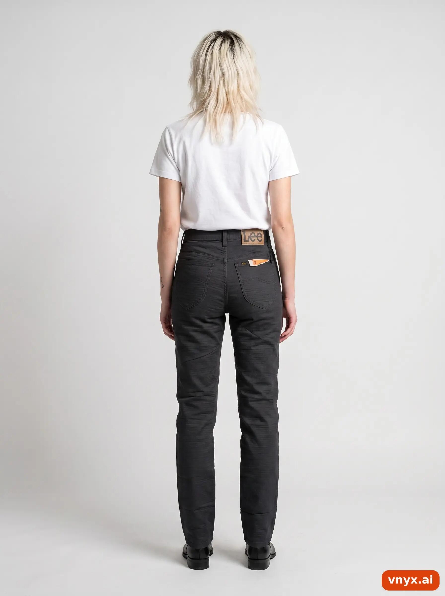Second Life - Vintage Lee Deep Black Jeans Women W26 L34 2/6