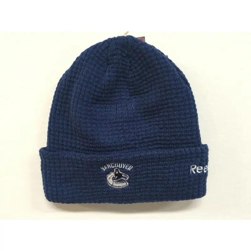 REEBOK Waffle Knit Hat, calgarská modrá čepice 3/5