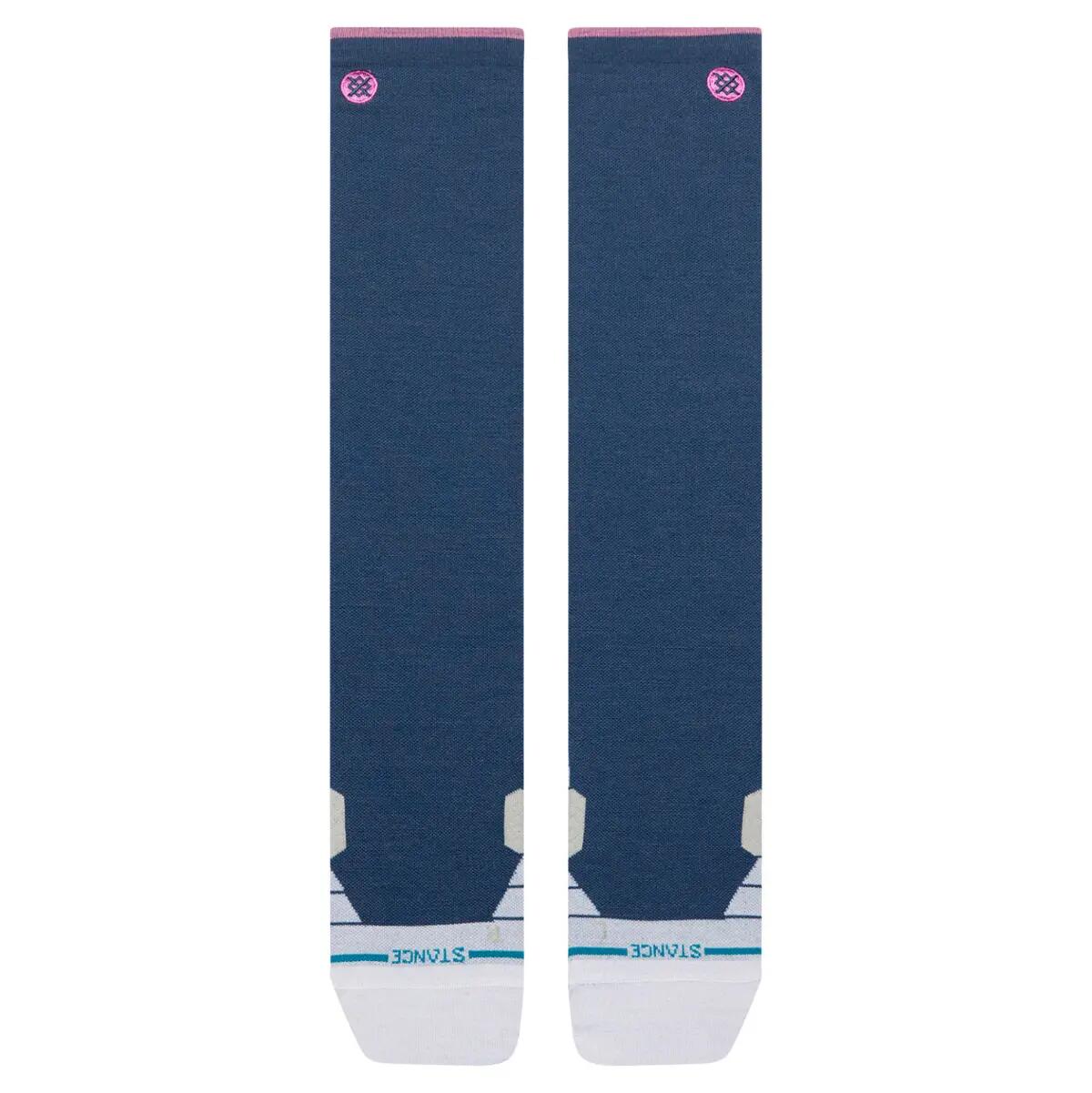 Wintersport Dames Freshtek Infiknit Snow Kniekousen Tone Wool Blauw 3/4