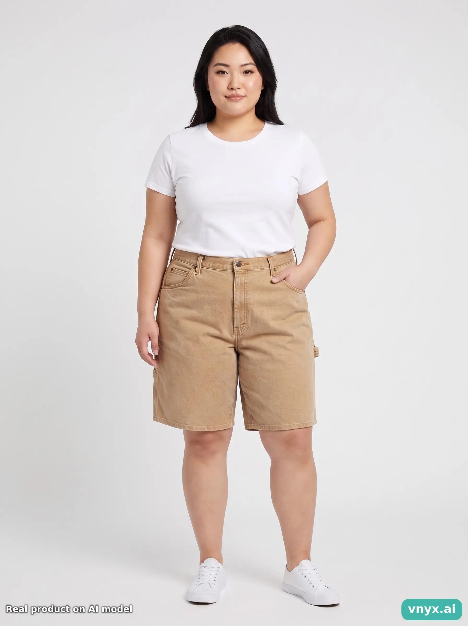 Second Life - Vintage Dickies Beige Shorts Women W36 L34 5/6