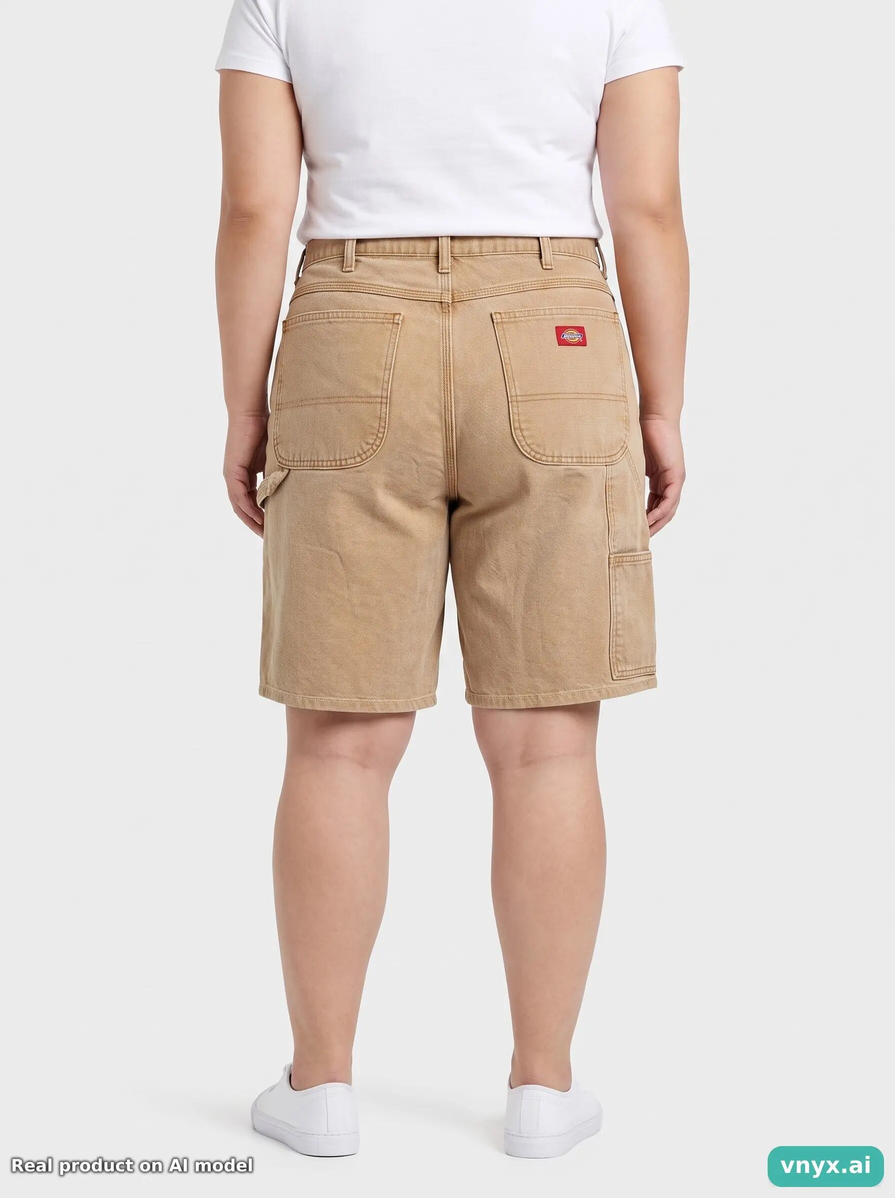 Second Life - Vintage Dickies Beige Shorts Women W36 L34 4/6