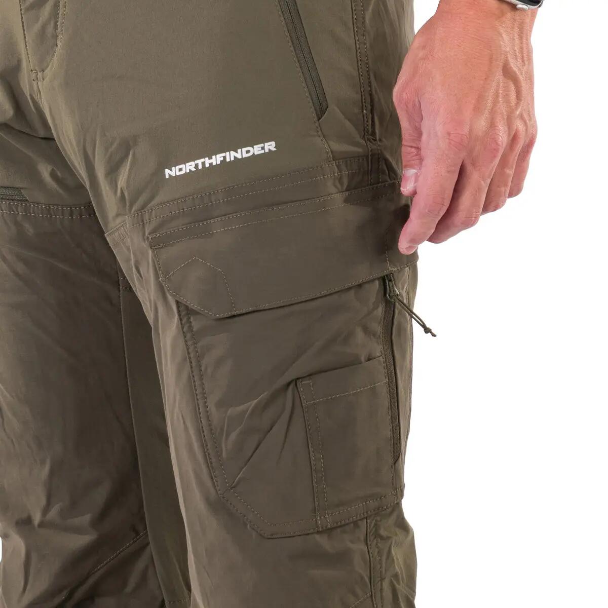 Pánské outdoorové hybridní kapsáčové kalhoty BISHORN 9/12