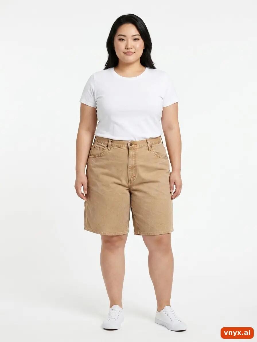Second Life - Vintage Dickies Beige Shorts Women W36 L34 2/6