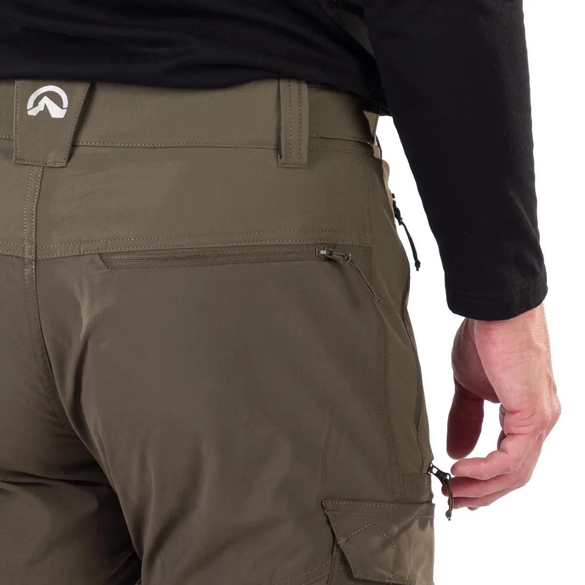 Pánské outdoorové hybridní kapsáčové kalhoty BISHORN 8/12
