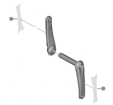 SHIMANO Schutzfolie FC-M8100 165/170mm Aufkleber - 170mm