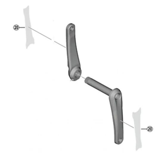 SHIMANO Schutzfolie FC-M8100 165/170mm Aufkleber - 170mm