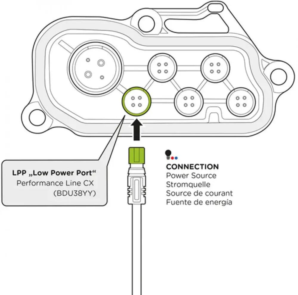 SP Connect SP Bosch LPP E-Bike Cable 110 cm - stabile Stromversorgung vom E-B... 2/2