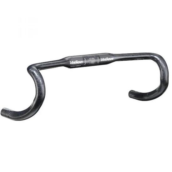 Vision Lenker Trimax Carbon 4D Compact 31,8 x 440 mm Schwarz - leichter Aero-...