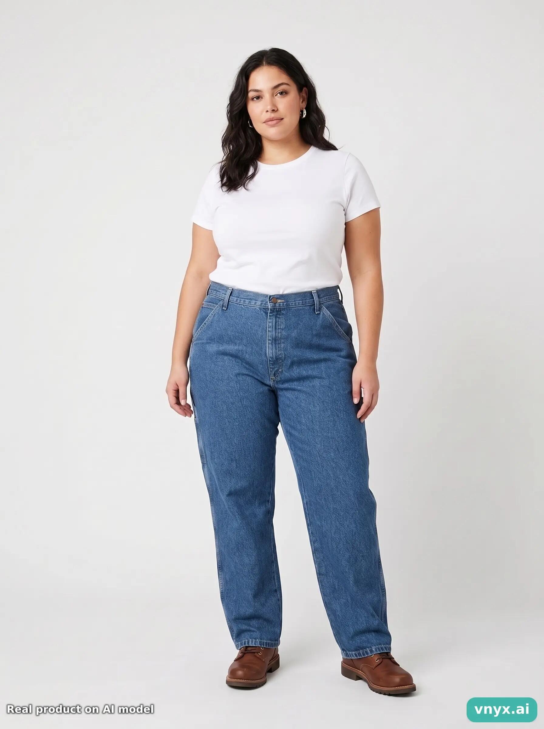 Second Life - Vintage Wrangler Mid-Blue Jeans Women W42 L29 5/6