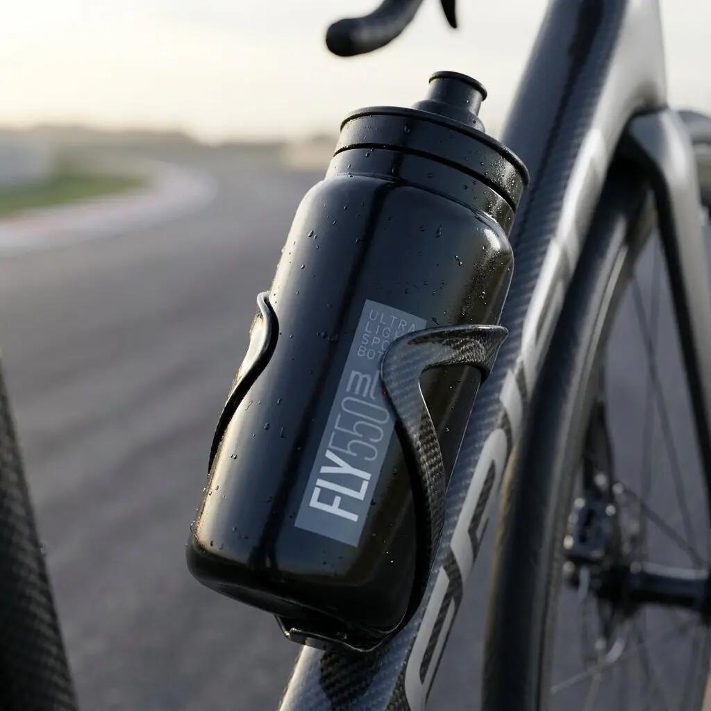 Elite drinkfles Fly 550 ml zwartgrijs 2/2