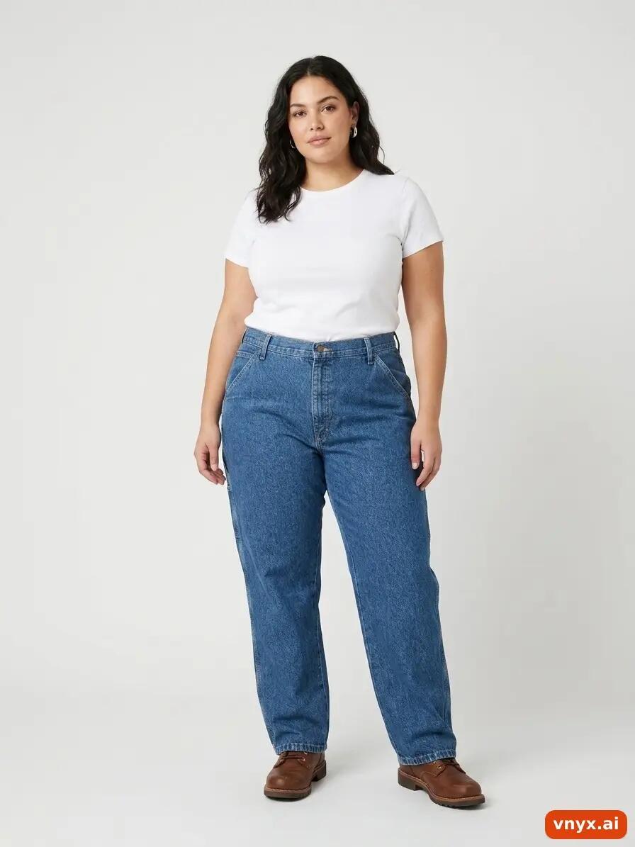 Second Life - Vintage Wrangler Mid-Blue Jeans Women W42 L29 2/6