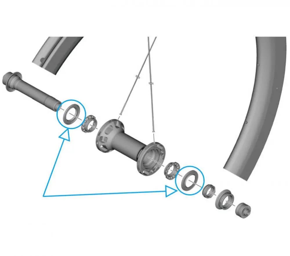 SHIMANO afdichtingsring WH-R9270 - afdichtingsring voor racefiets-wielen 2/2