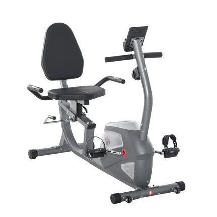 Vélo d’appartement semi-allongé à résistance magnétique 8 niveaux