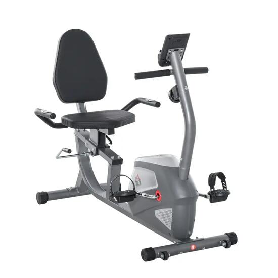 Vélo d’appartement semi-allongé à résistance magnétique 8 niveaux