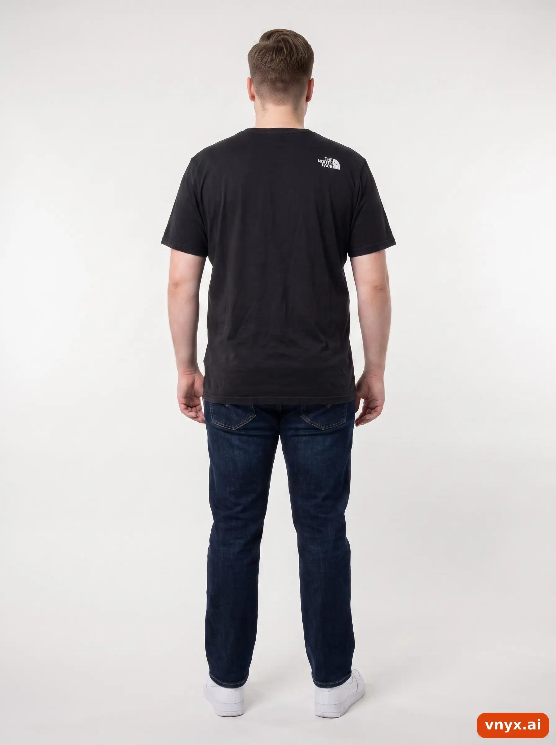 Second Life - Vintage The North Face Black T-Shirt Men L 4/6
