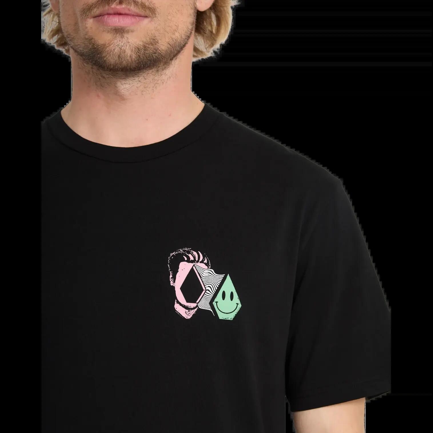 T-shirt Volcom AURA Zwart Wit 4/5