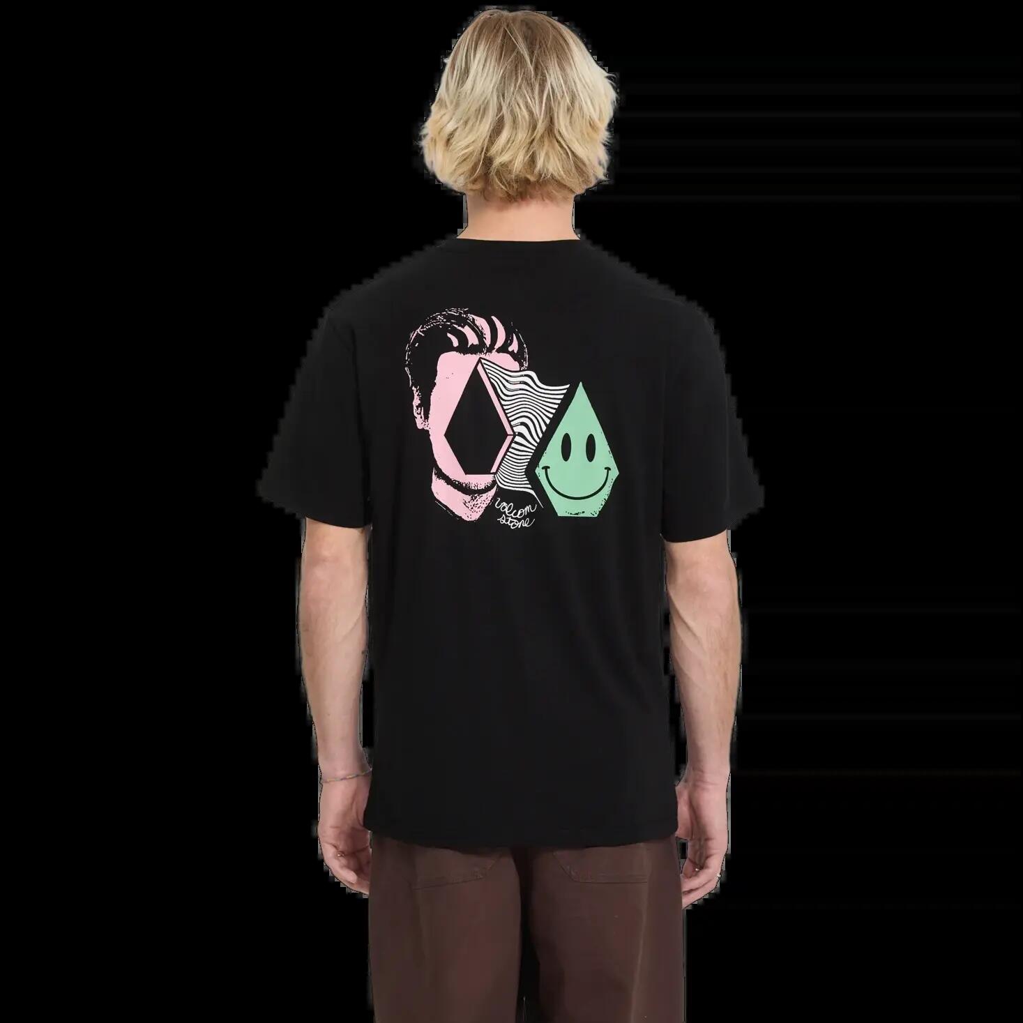 T-shirt Volcom AURA Zwart Wit 2/5