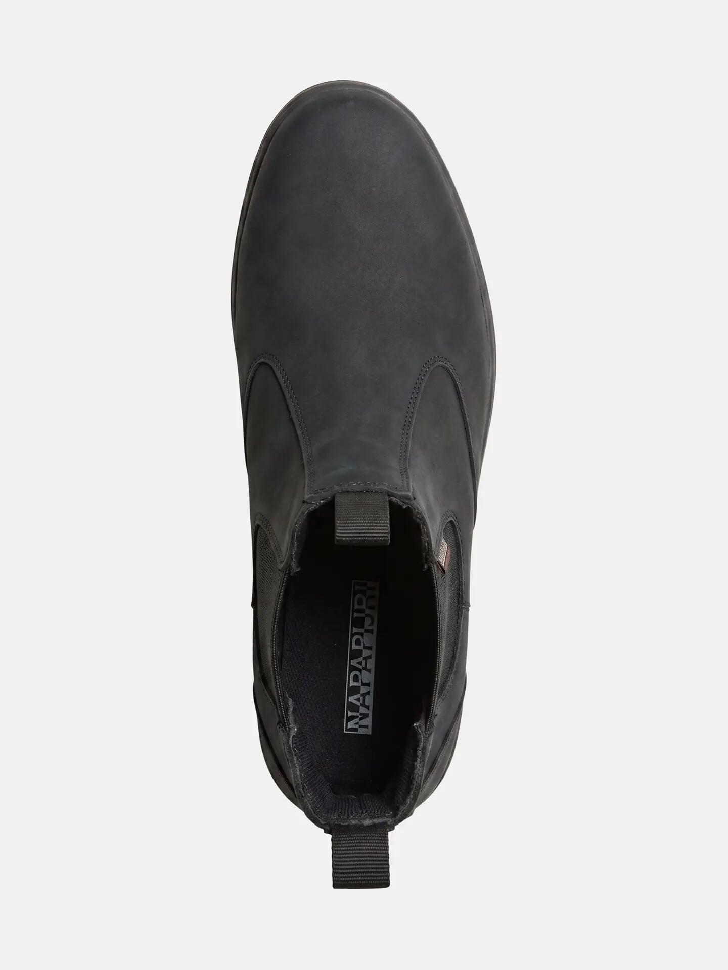 Stivali Chelsea donna platform nero misto PU poliestere - Napapijri 4/7