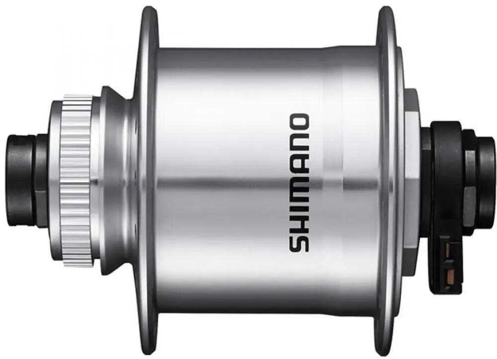 SHIMANO naafdynamo DH-UR705-3D 6V/3W - 705-3, zilver 36 gaten Center-Lock 1/1