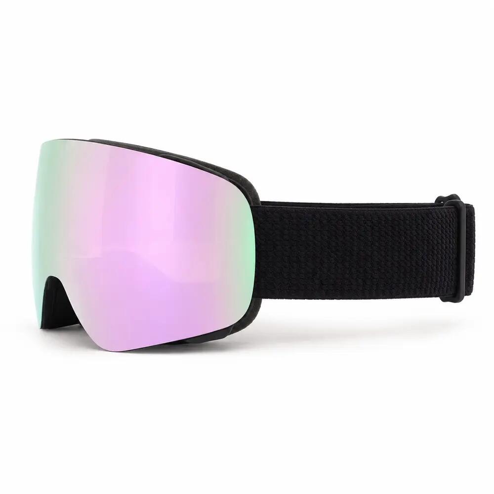Maschera da Sci e Snowboard Fluor HX22 Lente Magnetica Viola Specchiata Unisex 5/5