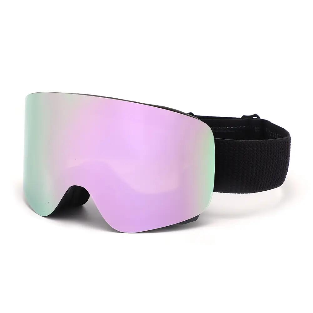Maschera da Sci e Snowboard Fluor HX22 Lente Magnetica Viola Specchiata Unisex 2/5