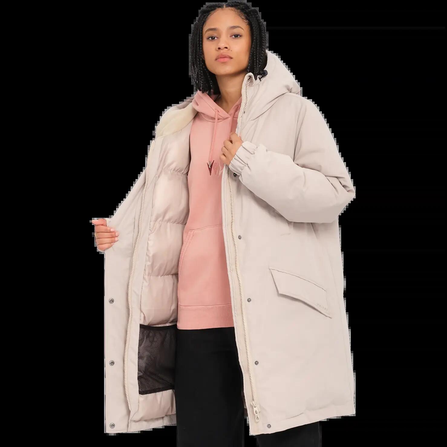 Chaqueta Volcom SLEEPI PUFF UP PARKA Light Khaki 7/7