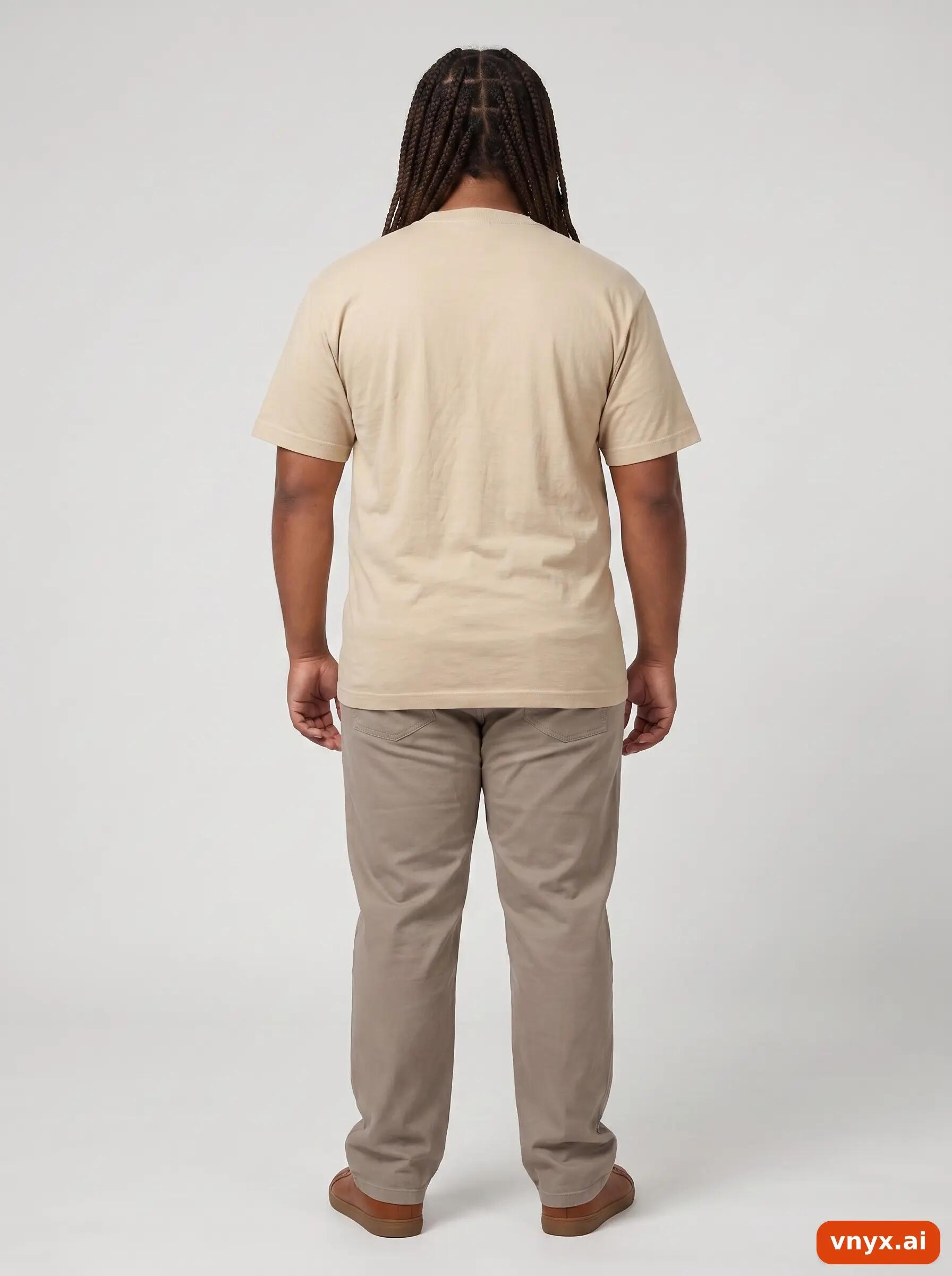 Second Life - Vintage HUF Neutral Beige T-Shirt Men L 4/6