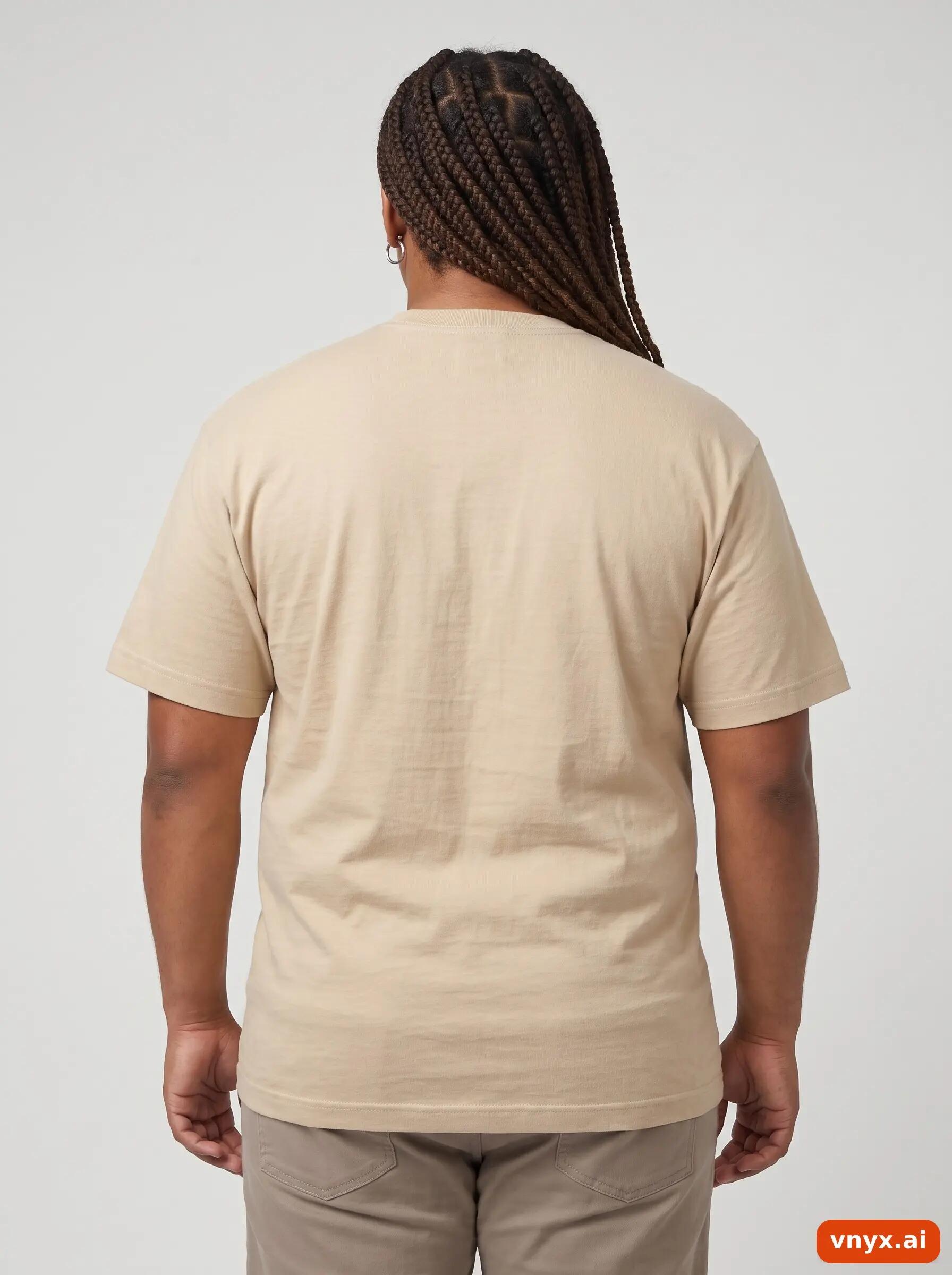 Second Life - Vintage HUF Neutral Beige T-Shirt Men L 2/6