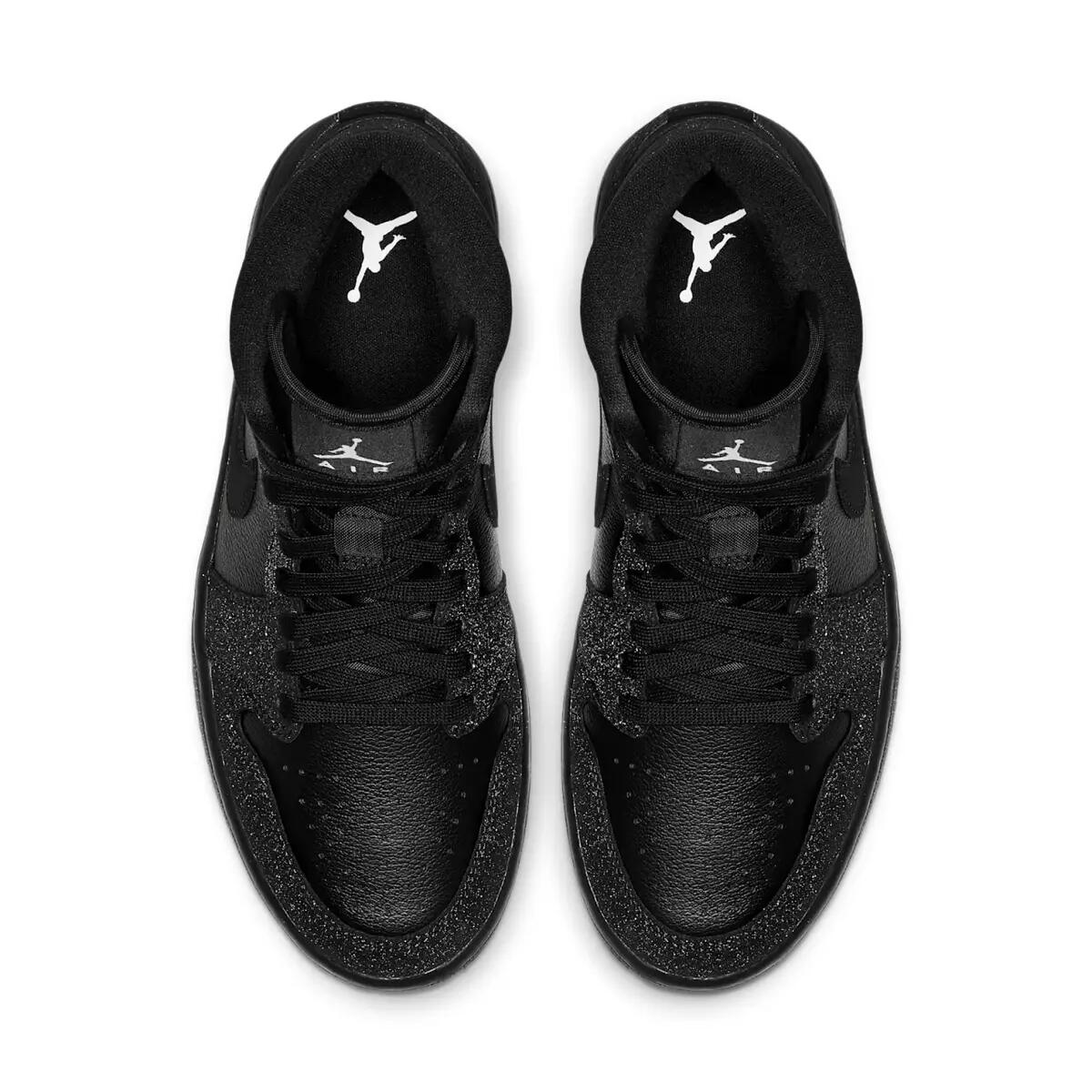 Jordan 1 Mid Glitter Black (Women's) 4/6