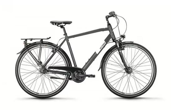 VICTORIA Vélo de trekking "TREQANA 1" (#1), cadre diamant, 28", gris carbonite,
