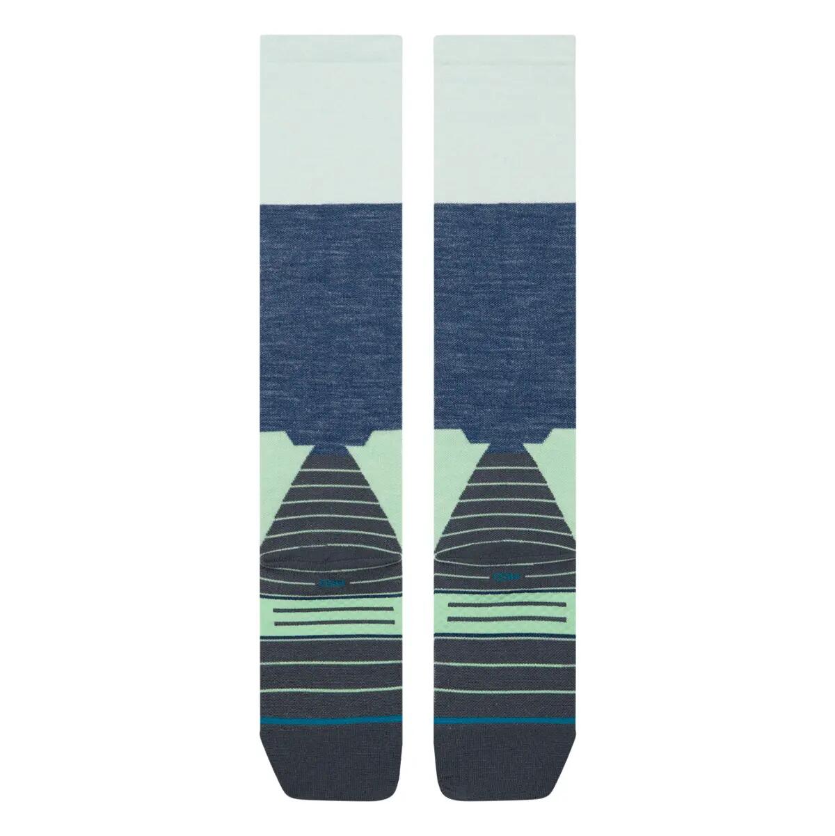 Wintersport Dames Freshtek Infiknit Snow Kniekousen Blocked Wool Blauw 4/4