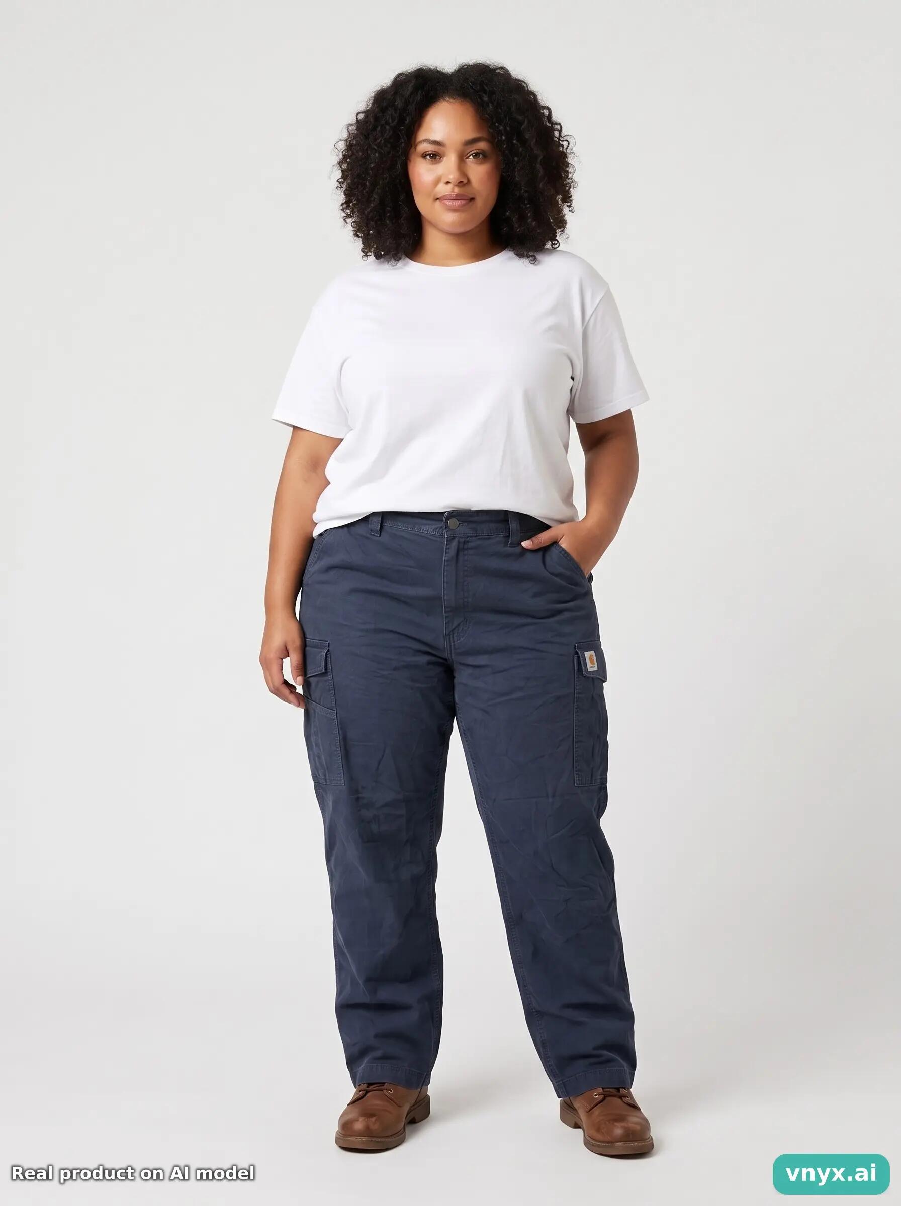 Second Life - Vintage Carhartt Navy Trousers Women W44 L30 5/6